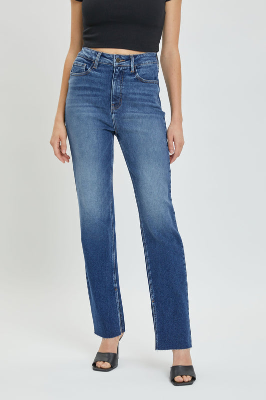 Margaret High Rise Straight Jeans