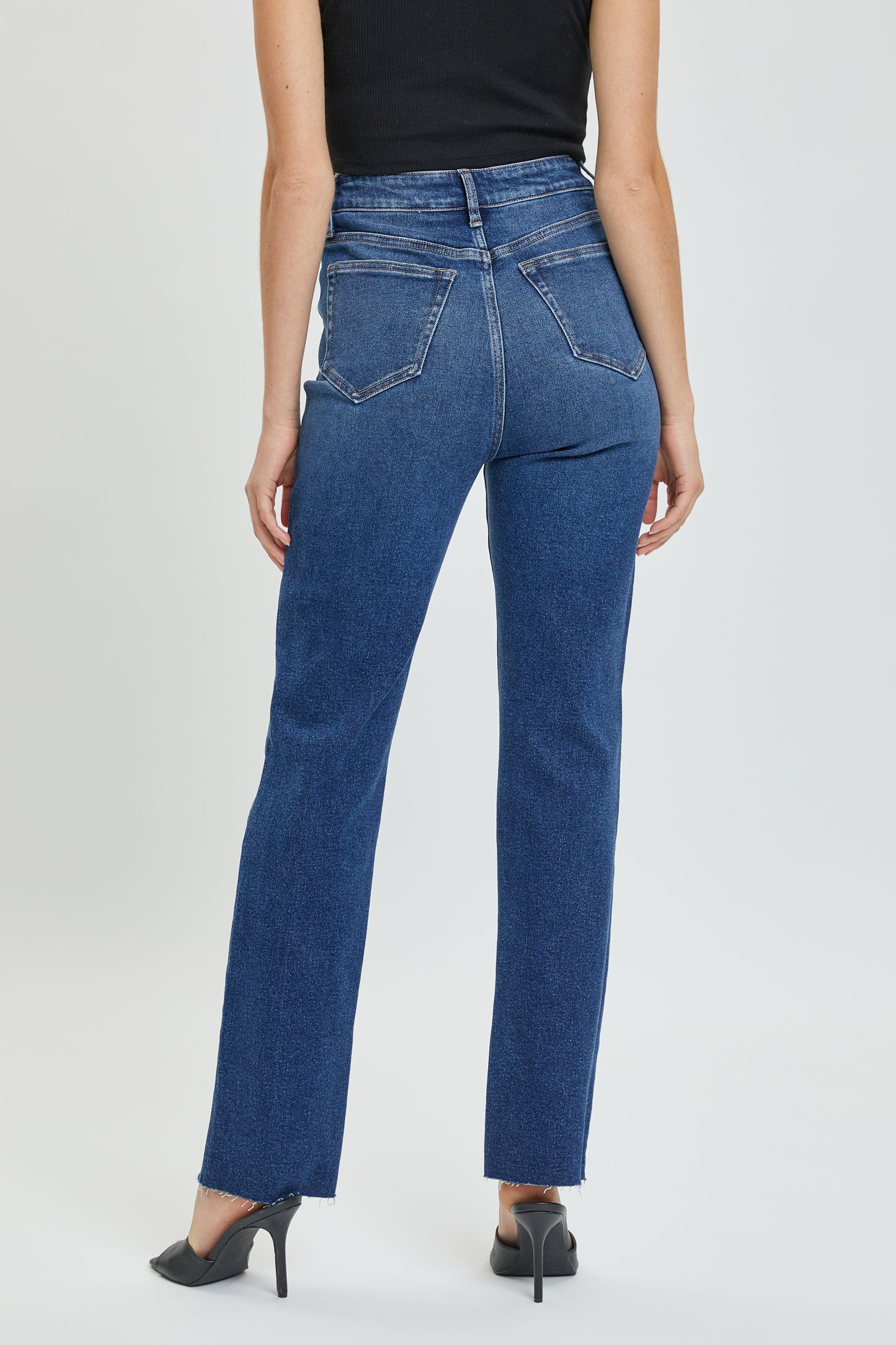Margaret High Rise Straight Jeans